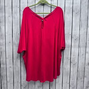 NWT Cato Fashion Red plus Size Blouse Size 26/28